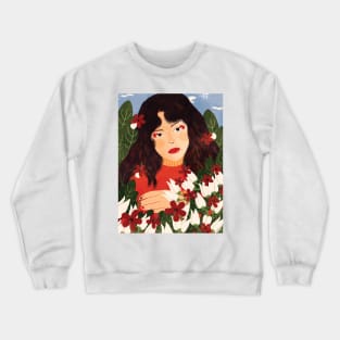 Bleeding Heart Vines (Year of the Dragon's Lucky Flower) Crewneck Sweatshirt